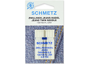 Иглы для швейных машин Schmetz №100/4 двойные для джинсы