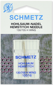 Иглы для швейных машин Schmetz №100 для мережки