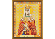 Канва/ткань с рисунком Нова Слобода БИС 5101 "Св. Мч. Царица Александра"