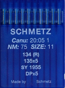 Иглы для промышленных машин Schmetz DPx5 №75 10