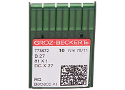 Иглы для промышленных машин Groz-Beckert DCx27 RG №75