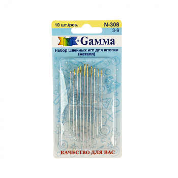 Иглы для ручного шитья Gamma N-308