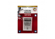 Иглы для швейных машин Organ ANTI-GLUE 5 шт.в блистере №75 5117075BL